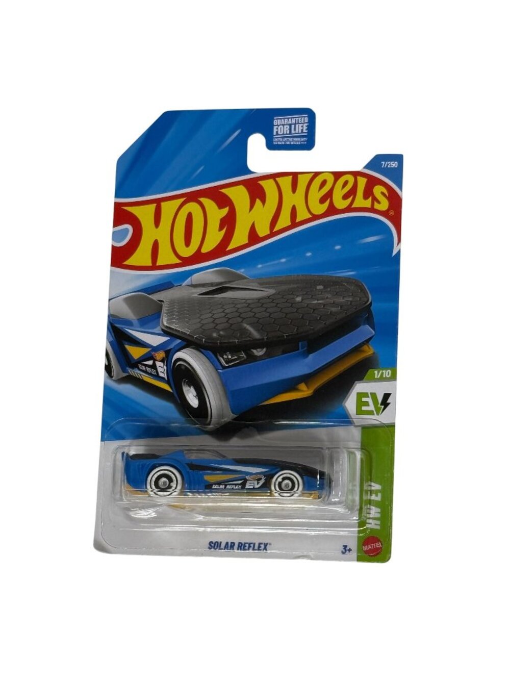Solar Reflex Hot Wheels Blue HW EV 7/250 Mainline 1/10 2025 New on Card